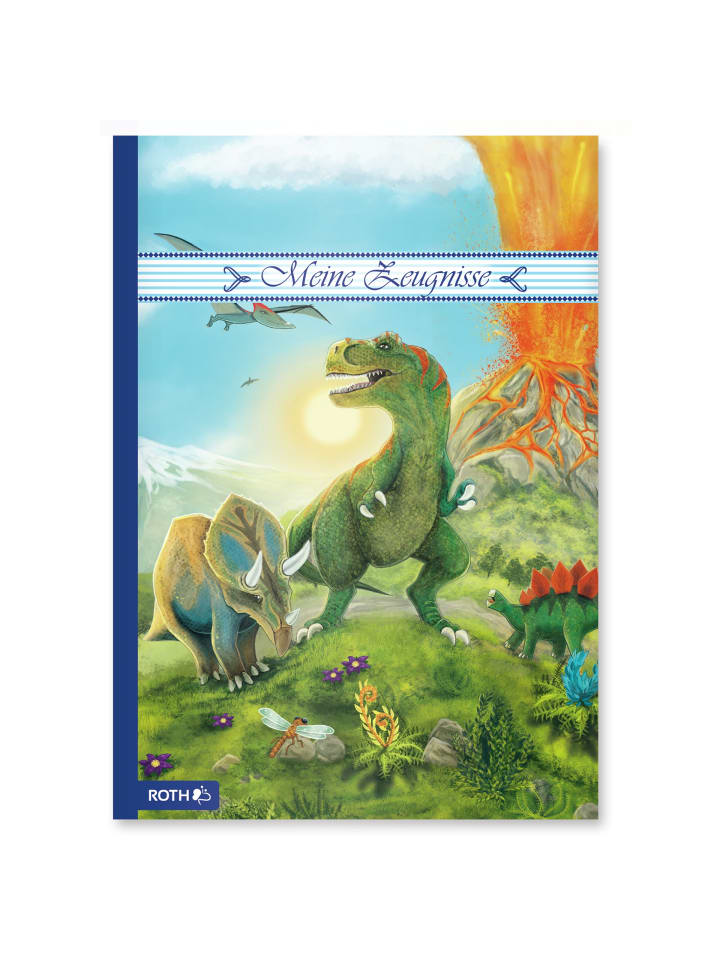 ROTH Zeugnismappe T-Rex in Grün günstig kaufen onesize