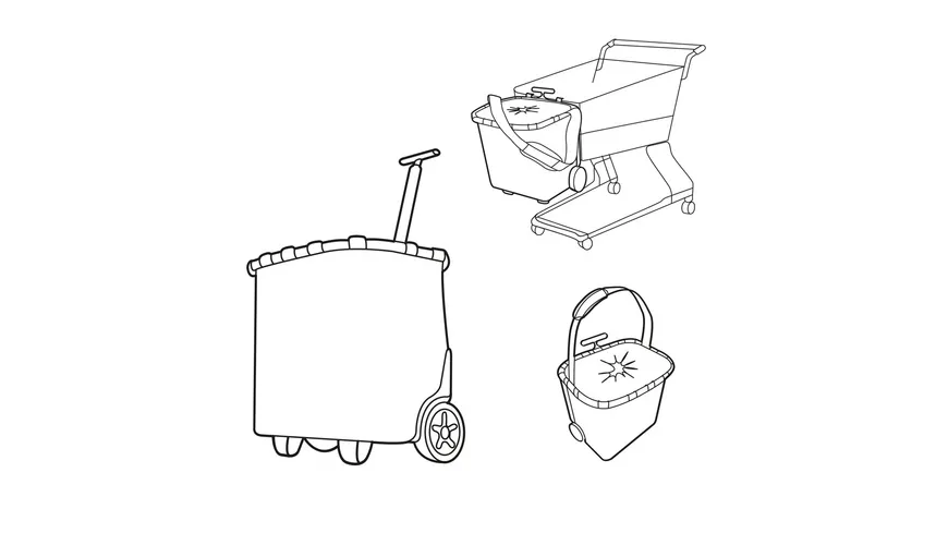 reisenthel carrycruiser frame dark blue