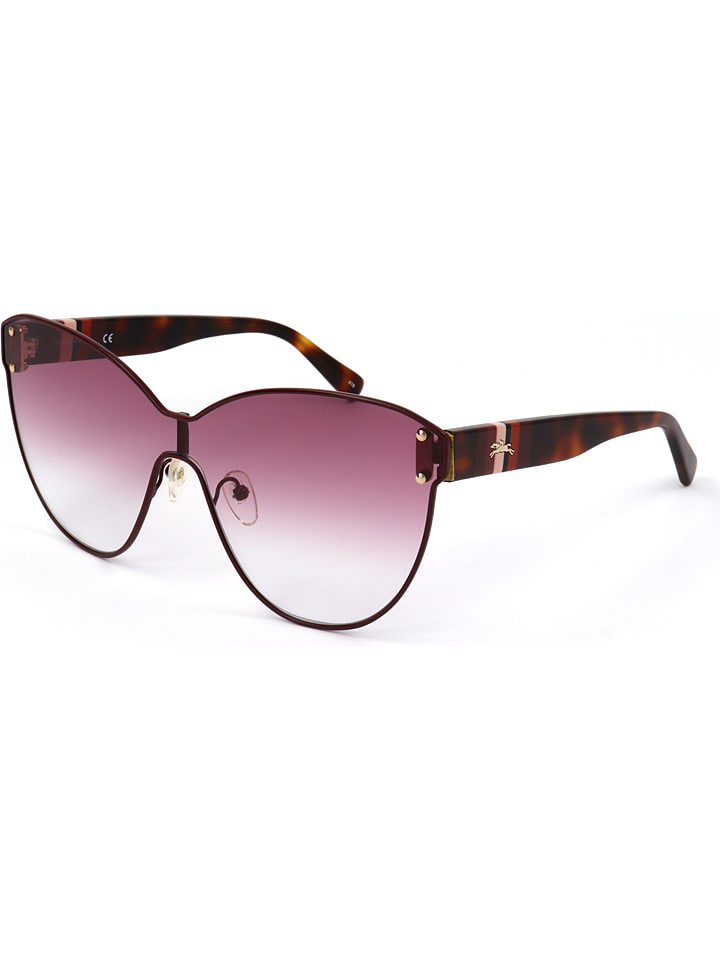 Longchamp Damen-Sonnenbrille in Braun/ Lila günstig kaufen 62