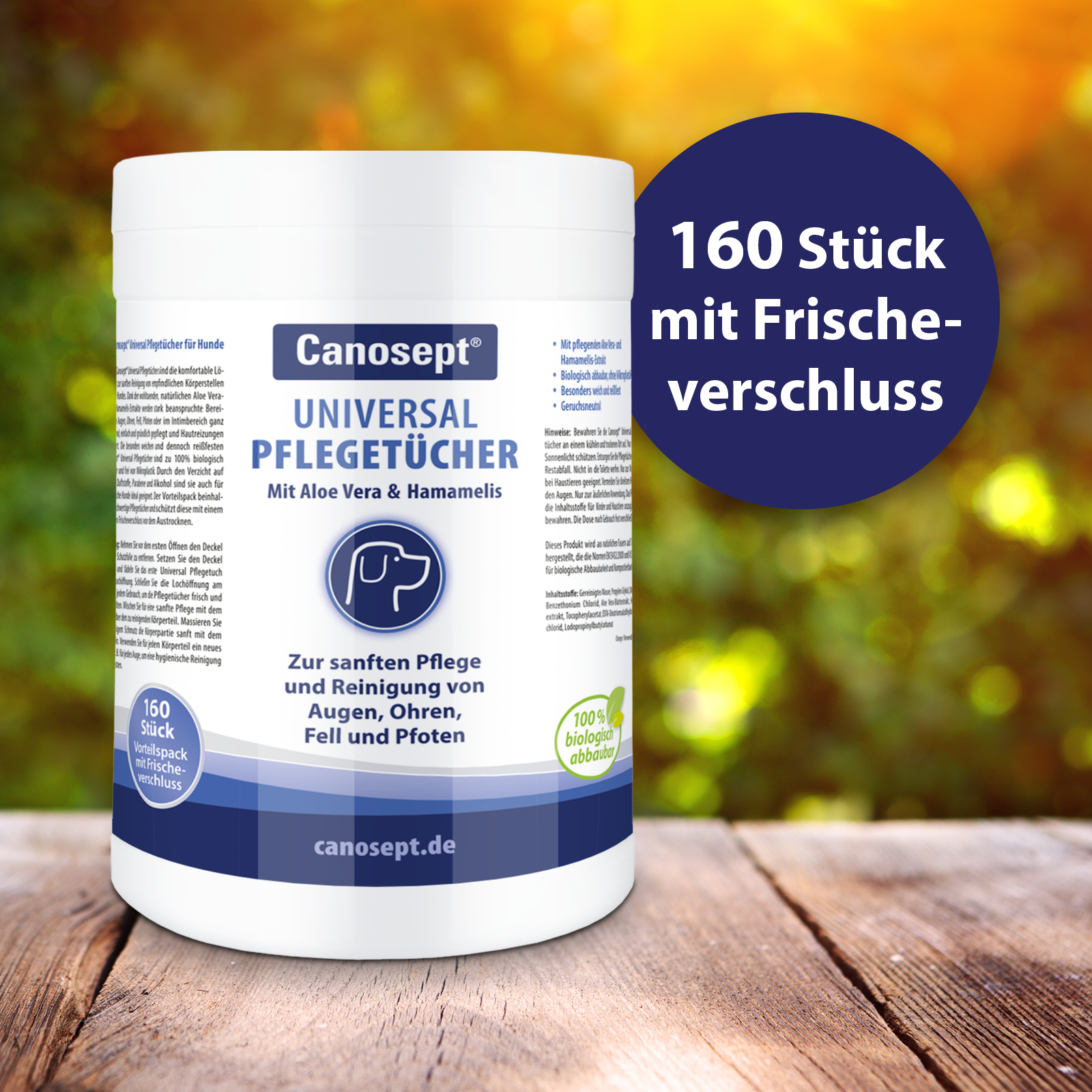 Canosept Fellpflege Canosept Universal Pflegetücher