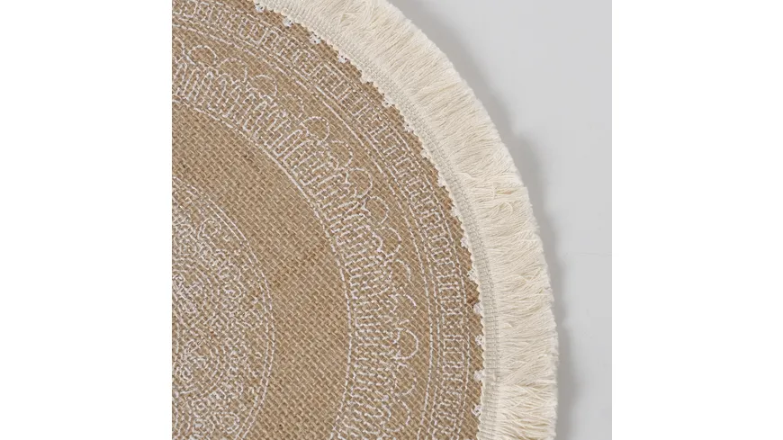 Boltze Tischset  Delee Beige, Cremeweiß