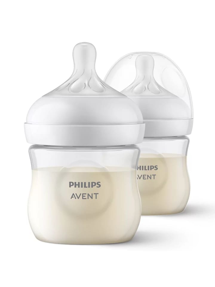 Philips Avent PP-Flasche 2er Pack Natural Response 125ml   Silikon-Sauger in weiss günstig kaufen onesize