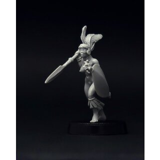 African Tribal Female Warrior (28mm)