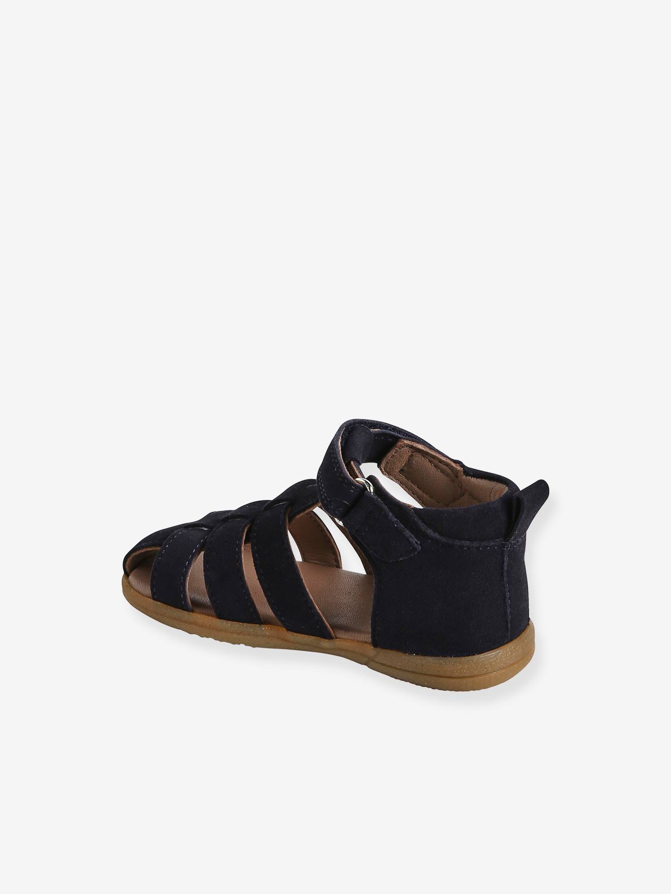 Vertbaudet Jungen Baby Lauflern-Sandalen - braun