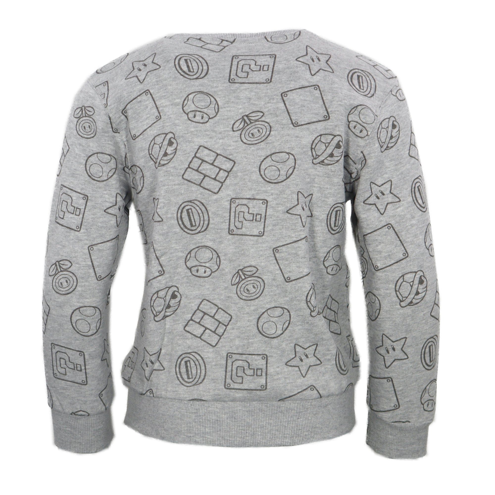 Super Mario Sweater Super Mario Gamer Kinder Jungen Pulli Pullover Gr. 104 bis 140