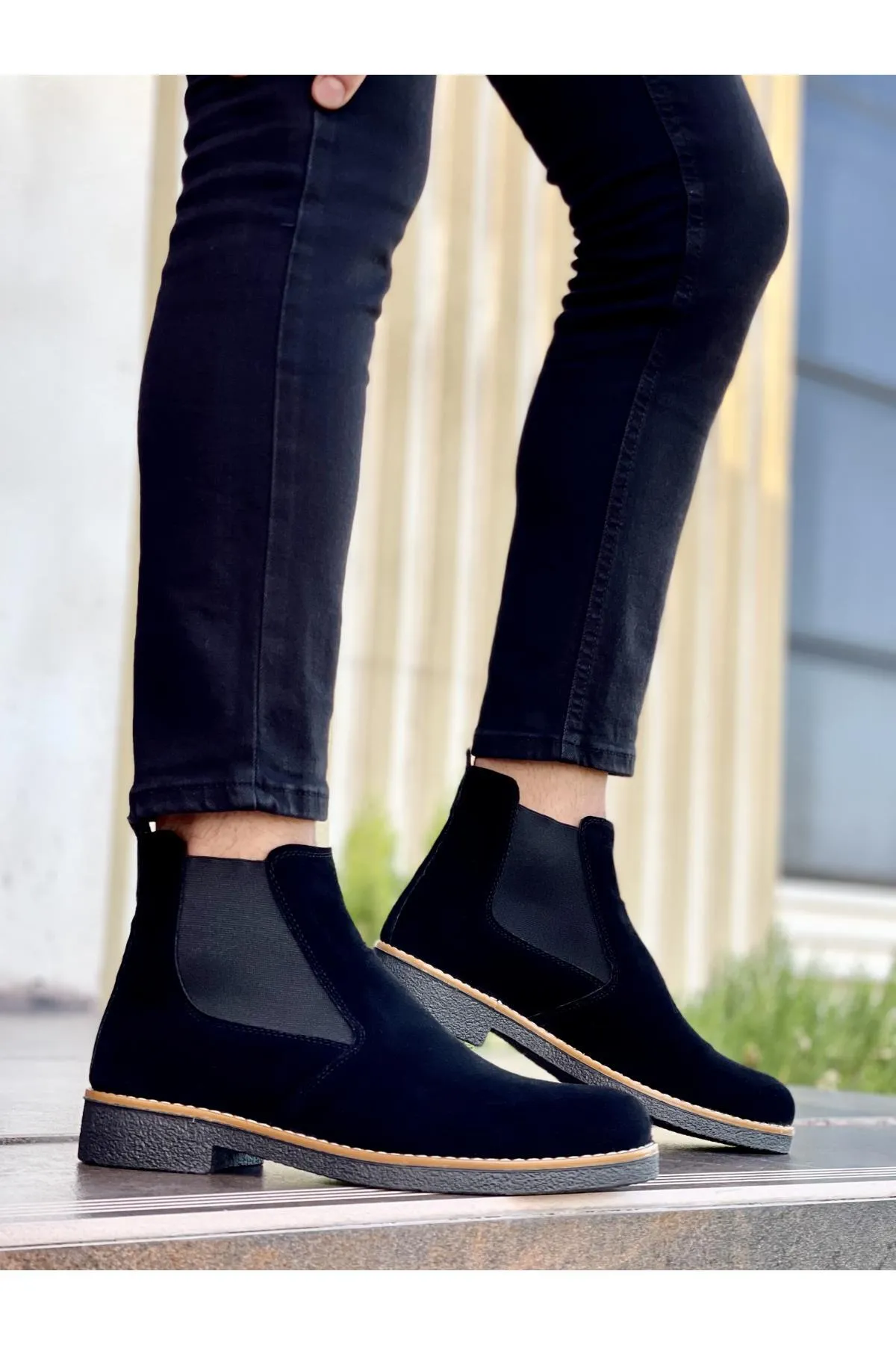 MUGGO  M201 Garantierte Unisex-Chelsea-Stiefel
