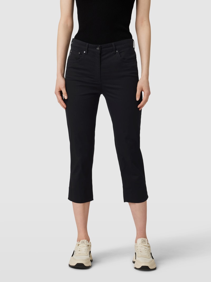 Hose im 5-Pocket-Design Modell 'CORA' in schwarz