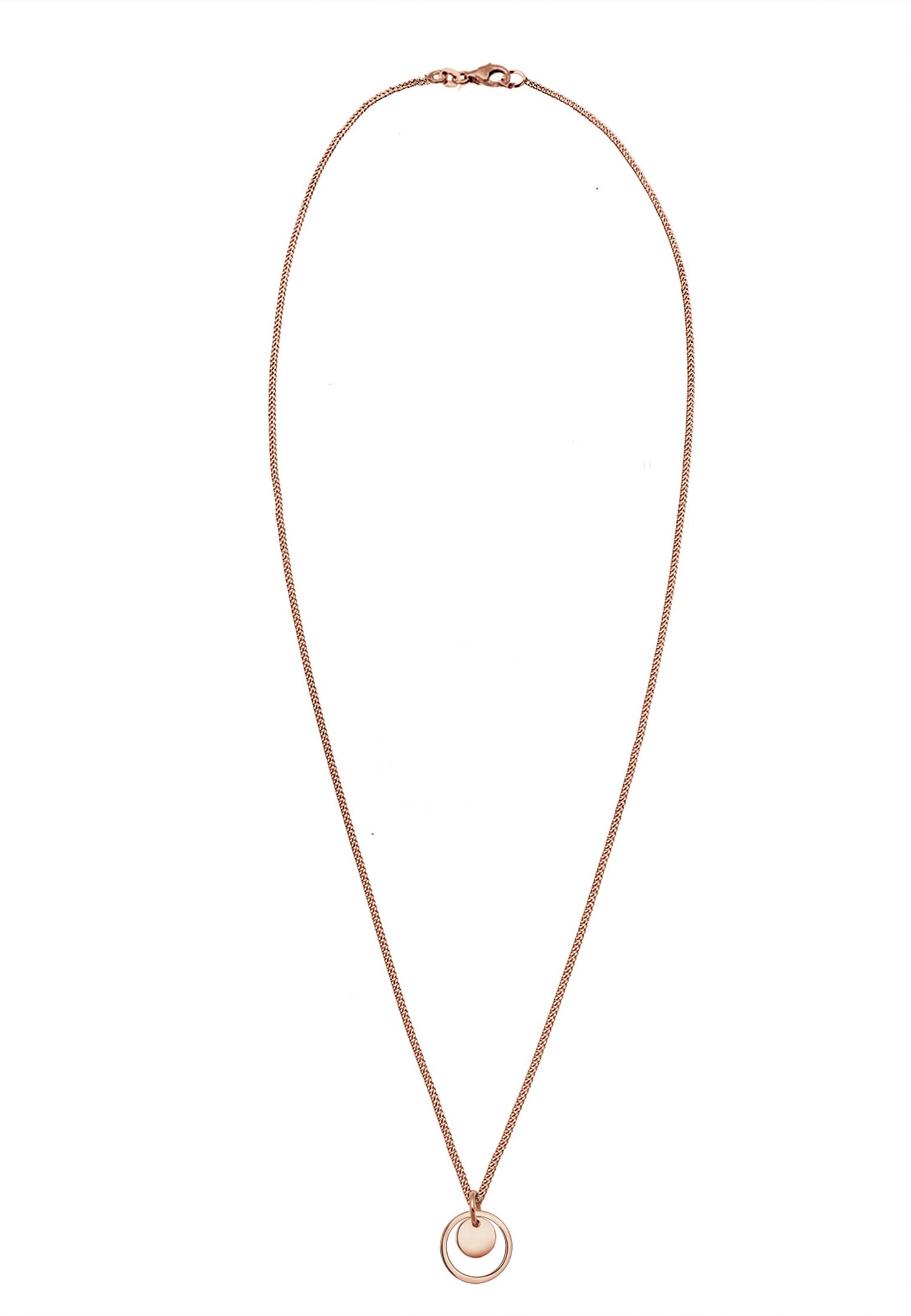 Ciondolo da donna Elli a cerchio con motivo geometrico in argento sterling 925