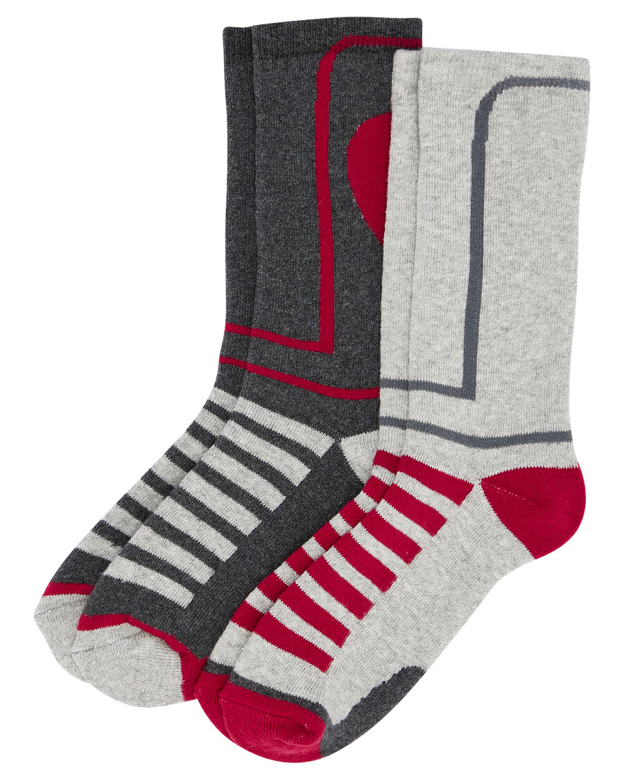 Gemusterte Adventure-Socken