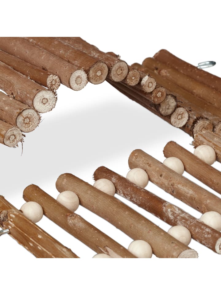 relaxdays 8-tlg. Vogelspielzeug in Natur günstig kaufen onesize
