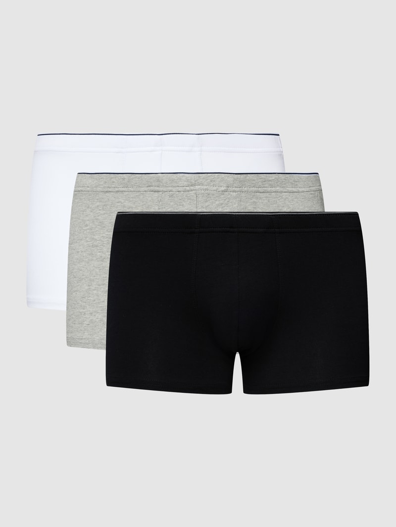 Trunks mit elastischem Bund im 3er-Pack in graphit