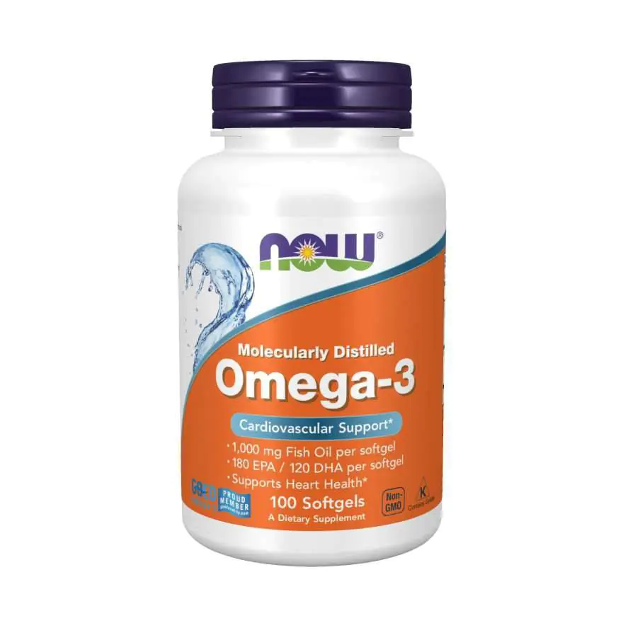Now Foods Omega-3 молекуларно дестиловане капсуле