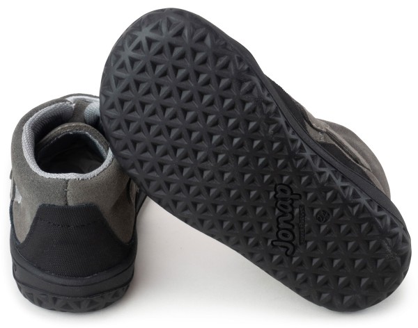 Jonap slim ~ Bella MidCut Klettschuh Leder ~ Grey