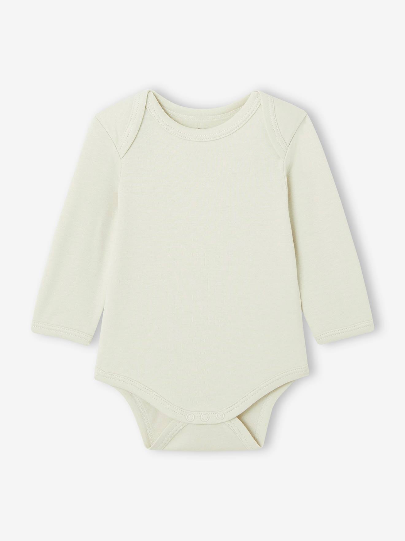 Vertbaudet Bio-Kollektion: 7er-Pack Baby Schlupfbodys BASIC Oeko-Tex - mehrfarbig