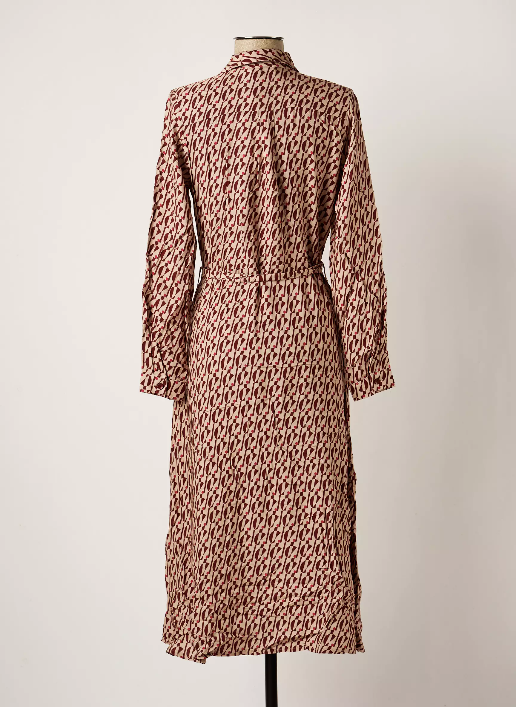 Mademoiselle Yeye Robes Mi Longues Femme couleur rouge