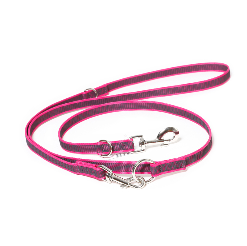 JULIUS-K9 Hundeleinen JULIUS-K9 Führleine verstärkt 20mm pink