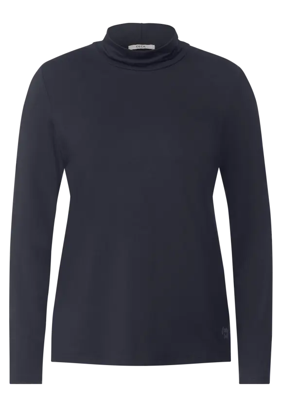 CECIL Shirt mit hohem Kragen