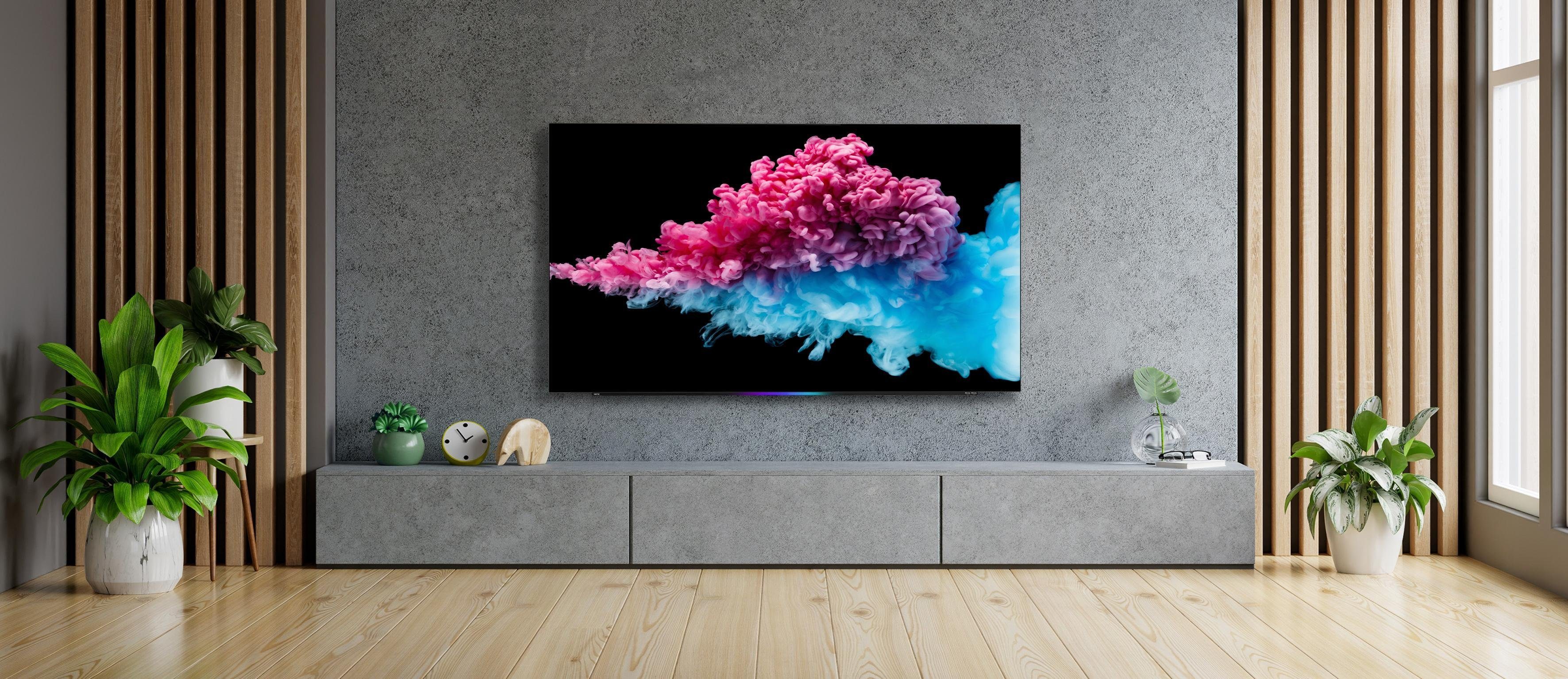 Metz 42MOD9001Z OLED-Fernseher (106,00 cm/42 Zoll, 4K Ultra HD, Google TV, 120 Hz, Triple Tuner, Google Assistant)