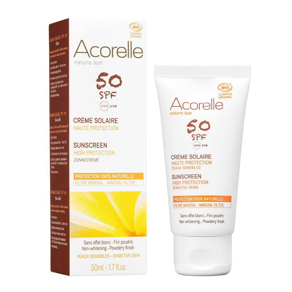nature sun LSF50 Sonnencreme Gesicht
