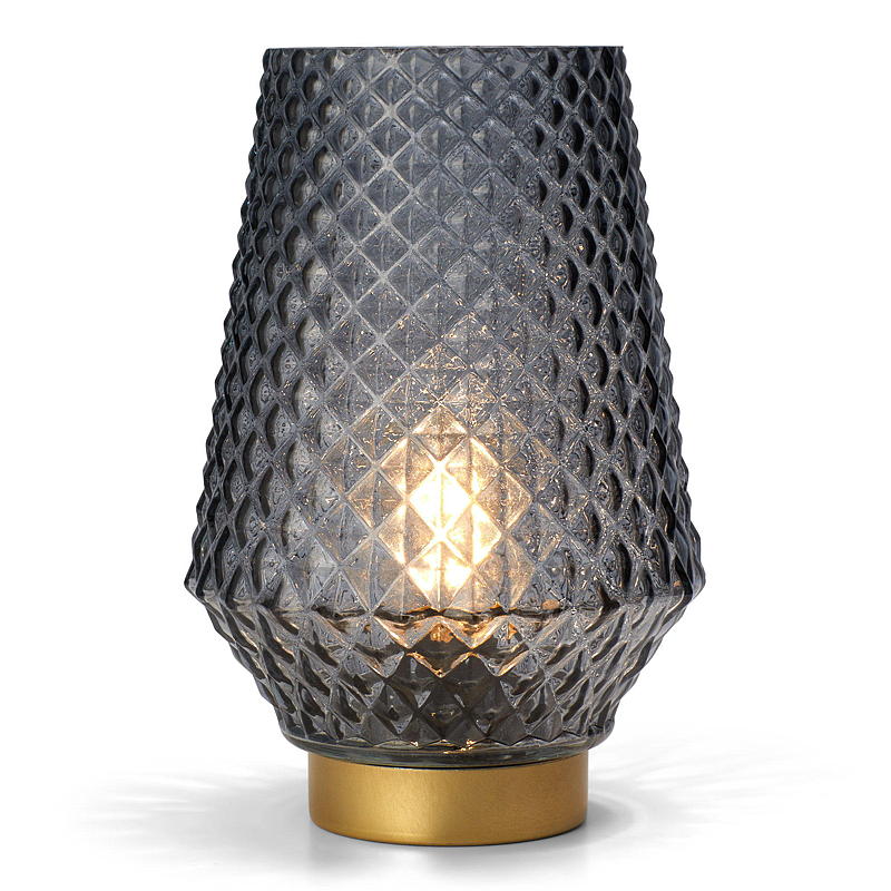 Home Glasslampe ø 12x20 cm batteridrevet
