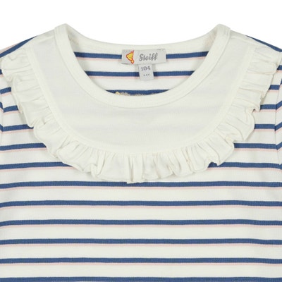 T-Shirt kurzarm, weiß für Mädchen
