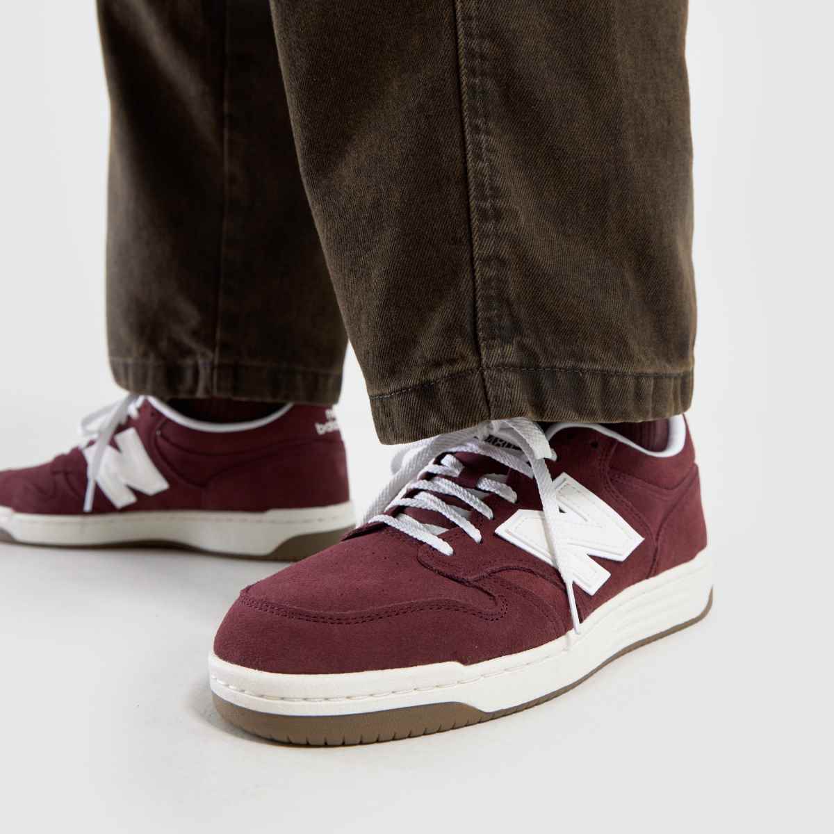 New Balance 480 bordó színű sportcipő