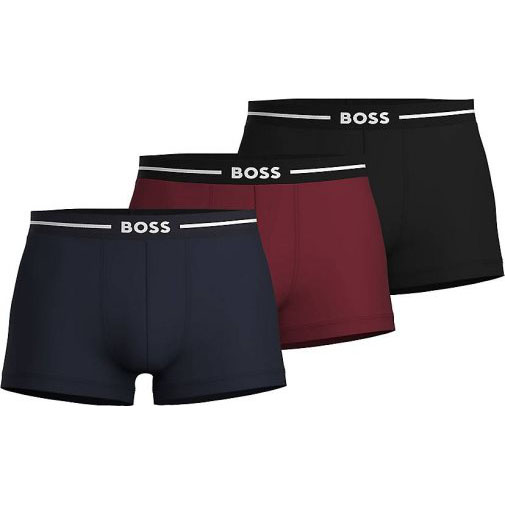 BOSS Boxershort Trunk 3P Bold 3er Pack