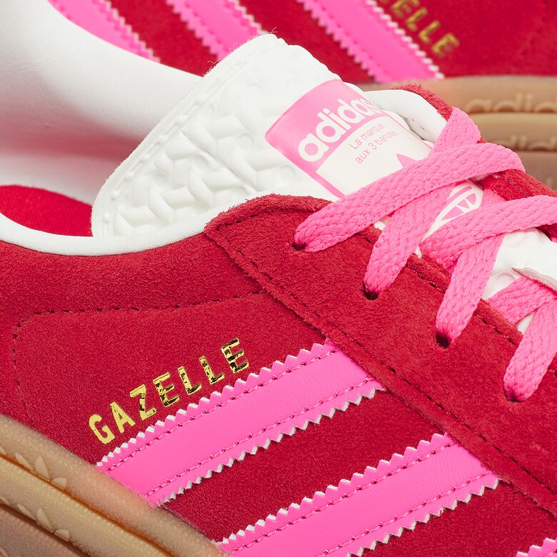 adidas Originals Wmns Gazelle Bold collegiate red/lucid pink/core white