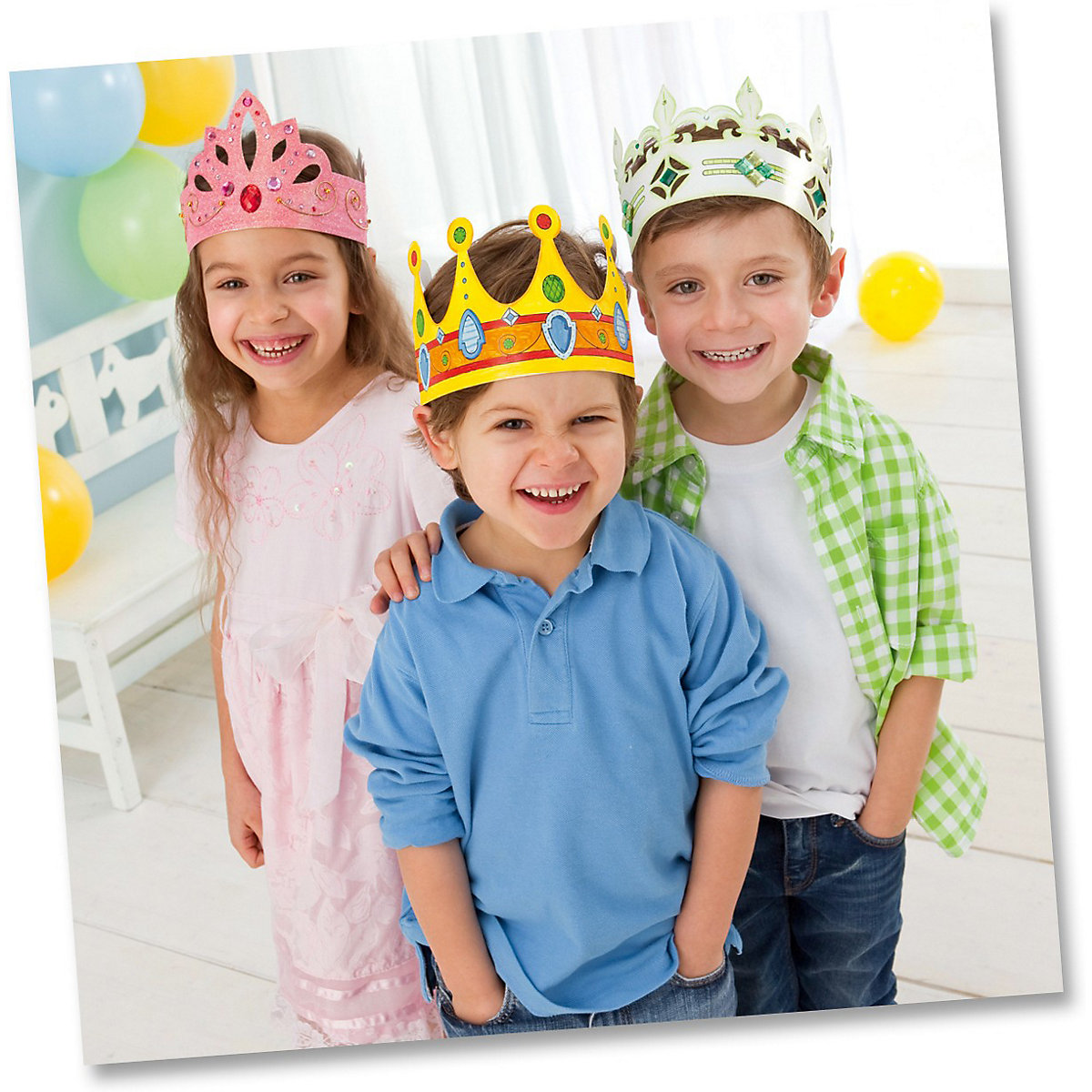 Kreativset Kinderkronen, 6 Stück