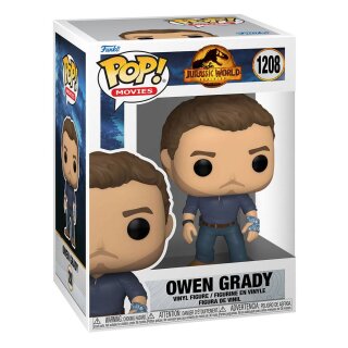 Funko POP! Jurassic World 3: Movies Vinyl Figur Owen Grady 9 cm