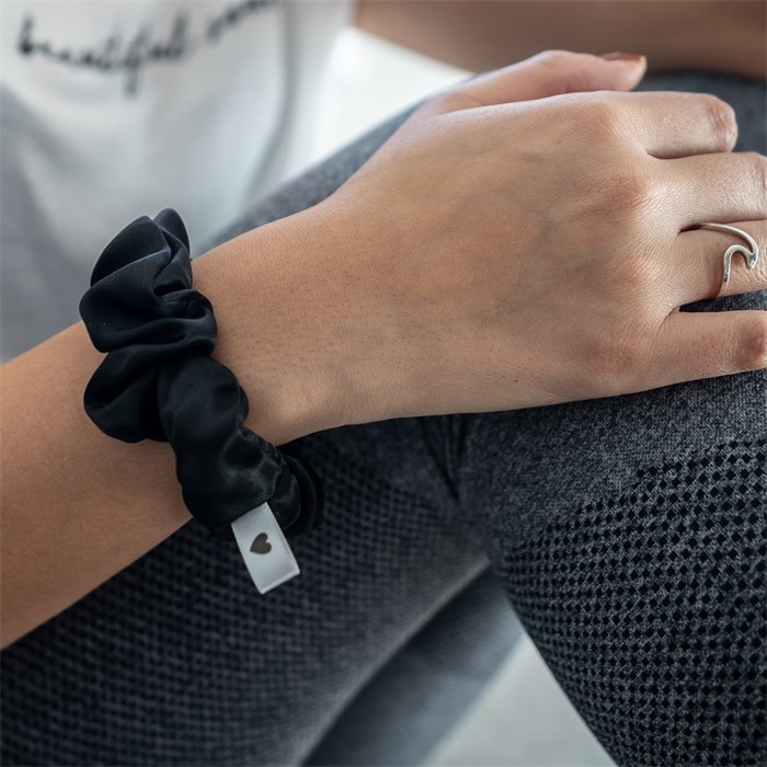 Seiden Scrunchie Classic Black