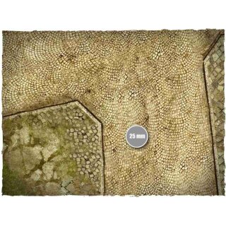 Game mat - Cobblestone Streets v2 4' x 4'