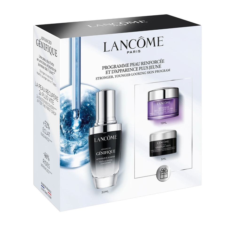 Lancôme Advanced Génifique Coffret Routine Anti-Âge Sérum + Crème Jour & Crème Yeux