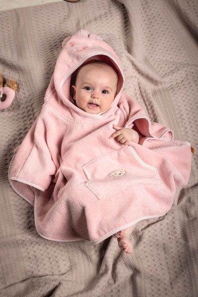 Bade Poncho, rosa