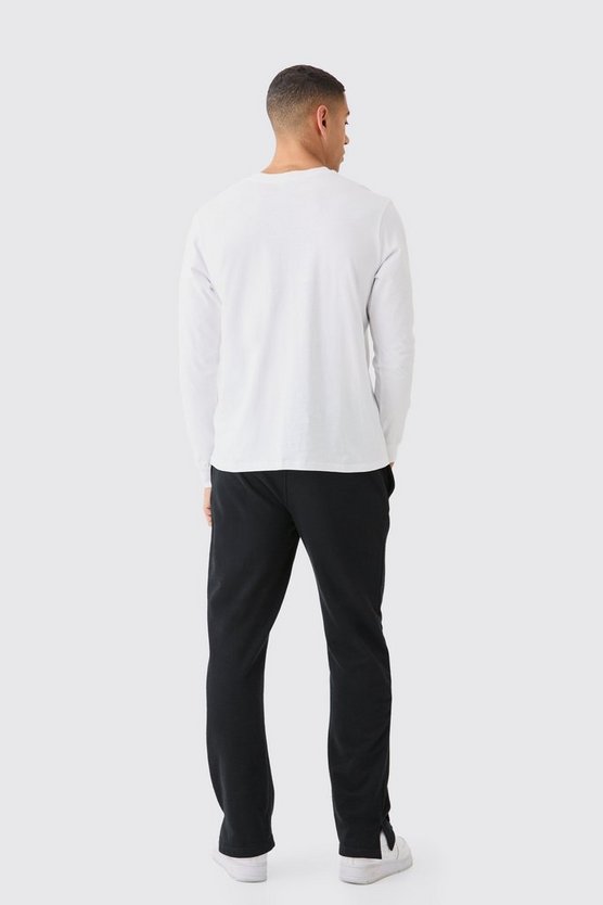 Langärmliges Basic Man T-Shirt