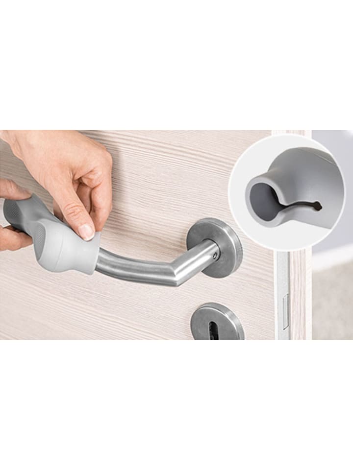 Reer Vorteilspack HandleGuard Türgriffschutz in Grau ab 0 Monate günstig kaufen onesize