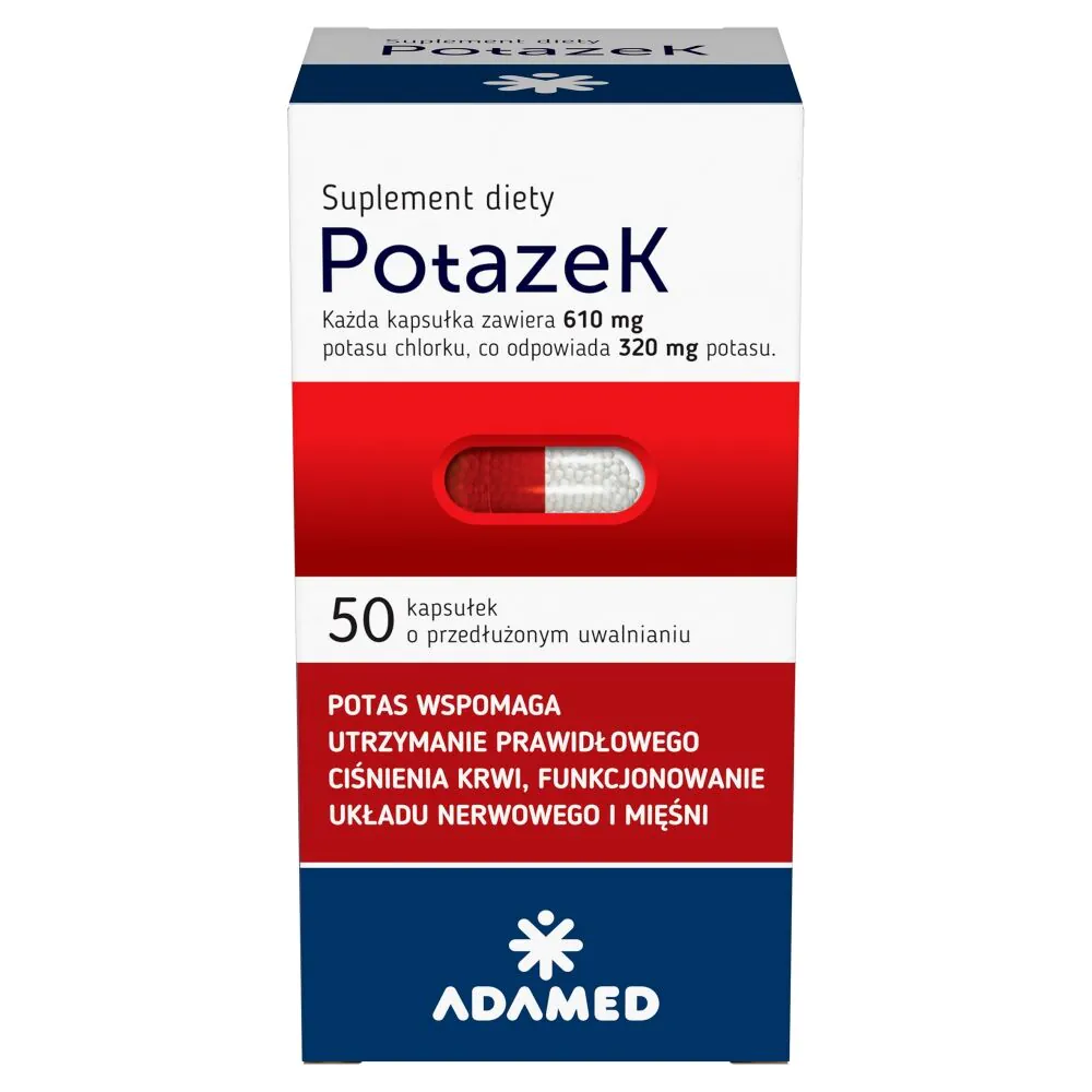 Potazek 610 mg kalijum hlorid 50 kapsula sa produženim oslobađanjem