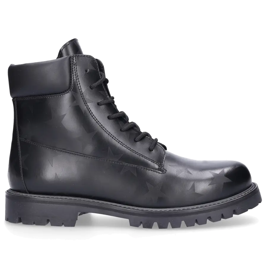 Valentino Garavani - Stiefeletten COMBAT BOOTS Kalbsleder - schwarz