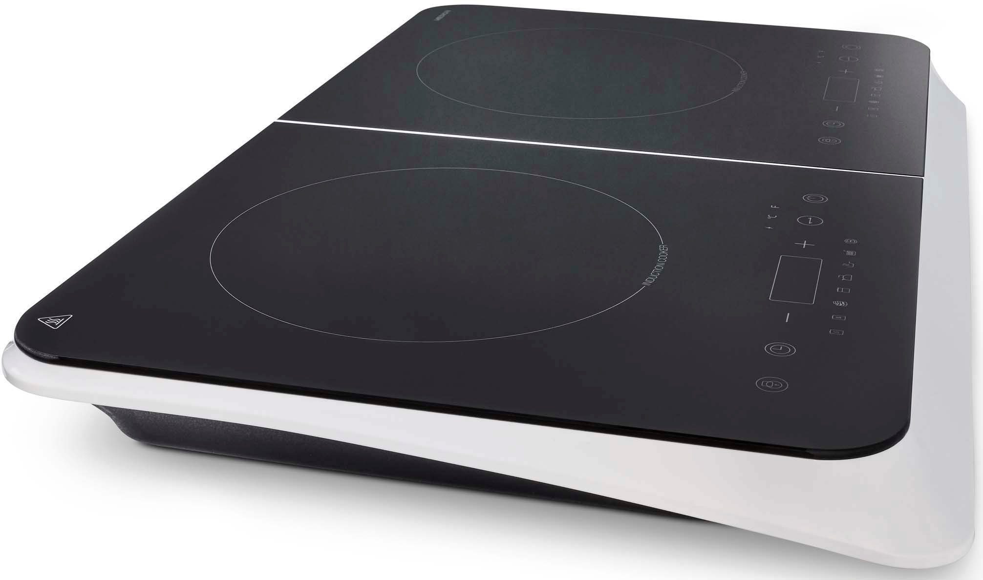 Medion® Doppel-Induktionskochplatte MD 18493, Leistung 3400 Watt,10 Temperaturstufen einstellbar