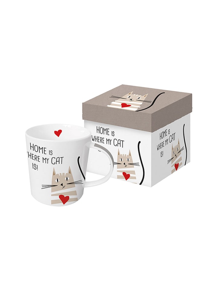 ppd Jumbotasse in Weiß/ Grau - 350 ml günstig kaufen onesize