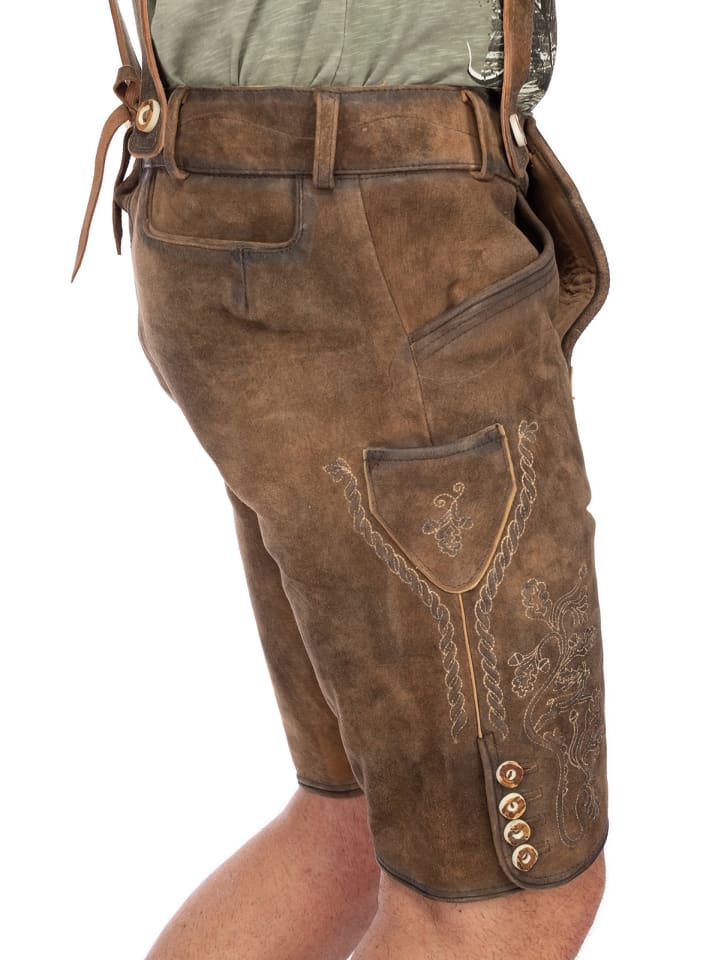 MADDOX Lederhose HORN in hellbraun günstig kaufen 54