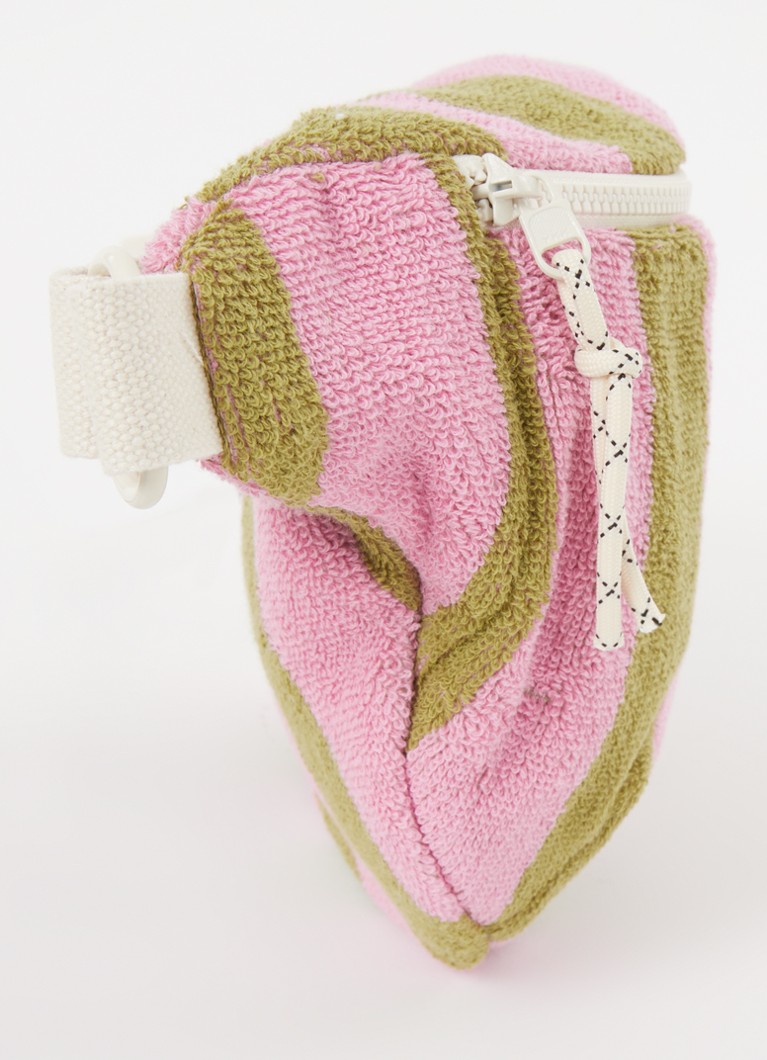Sac banane Wouf Menorca XL en tissu éponge à rayures