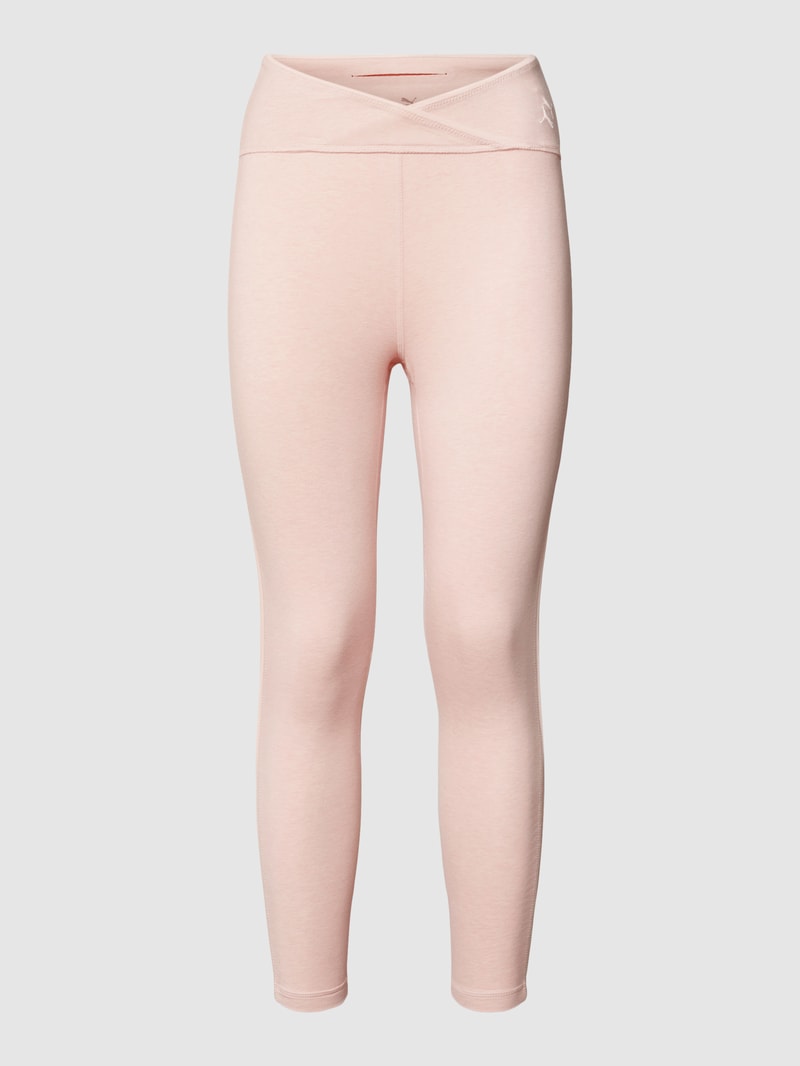 Leggings mit Zierbesatz in beige