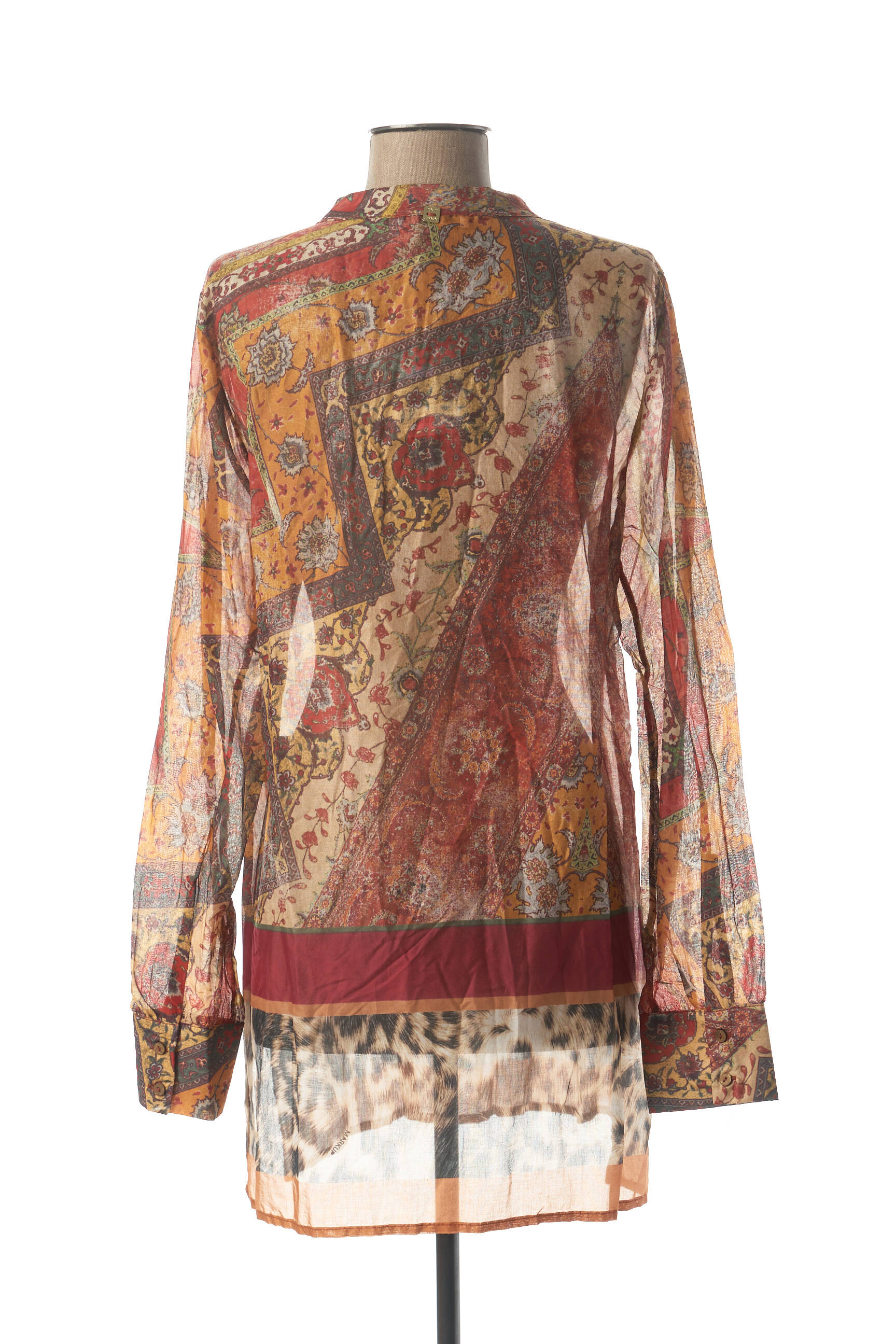 Markup Tuniquemanchelongue Femme couleur orange