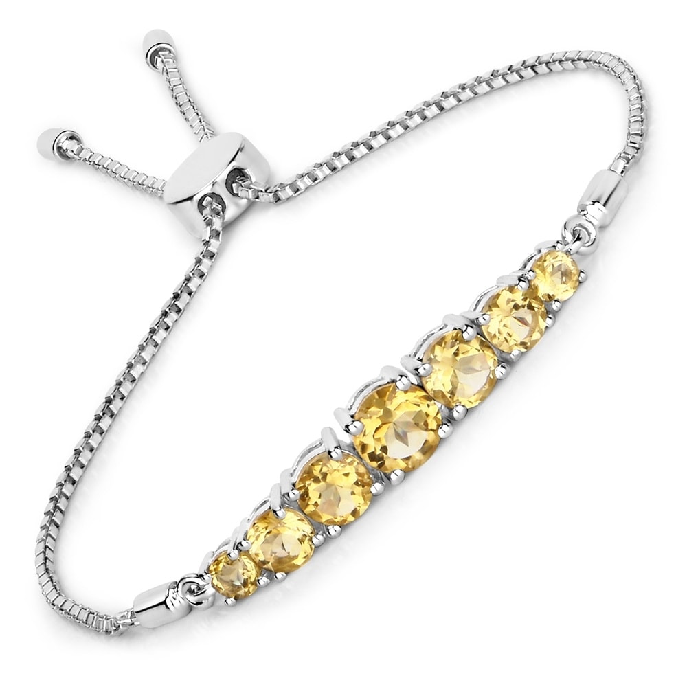 Rafaela Donata Bracelet Argent sterling Citrine en Argent Bracelet