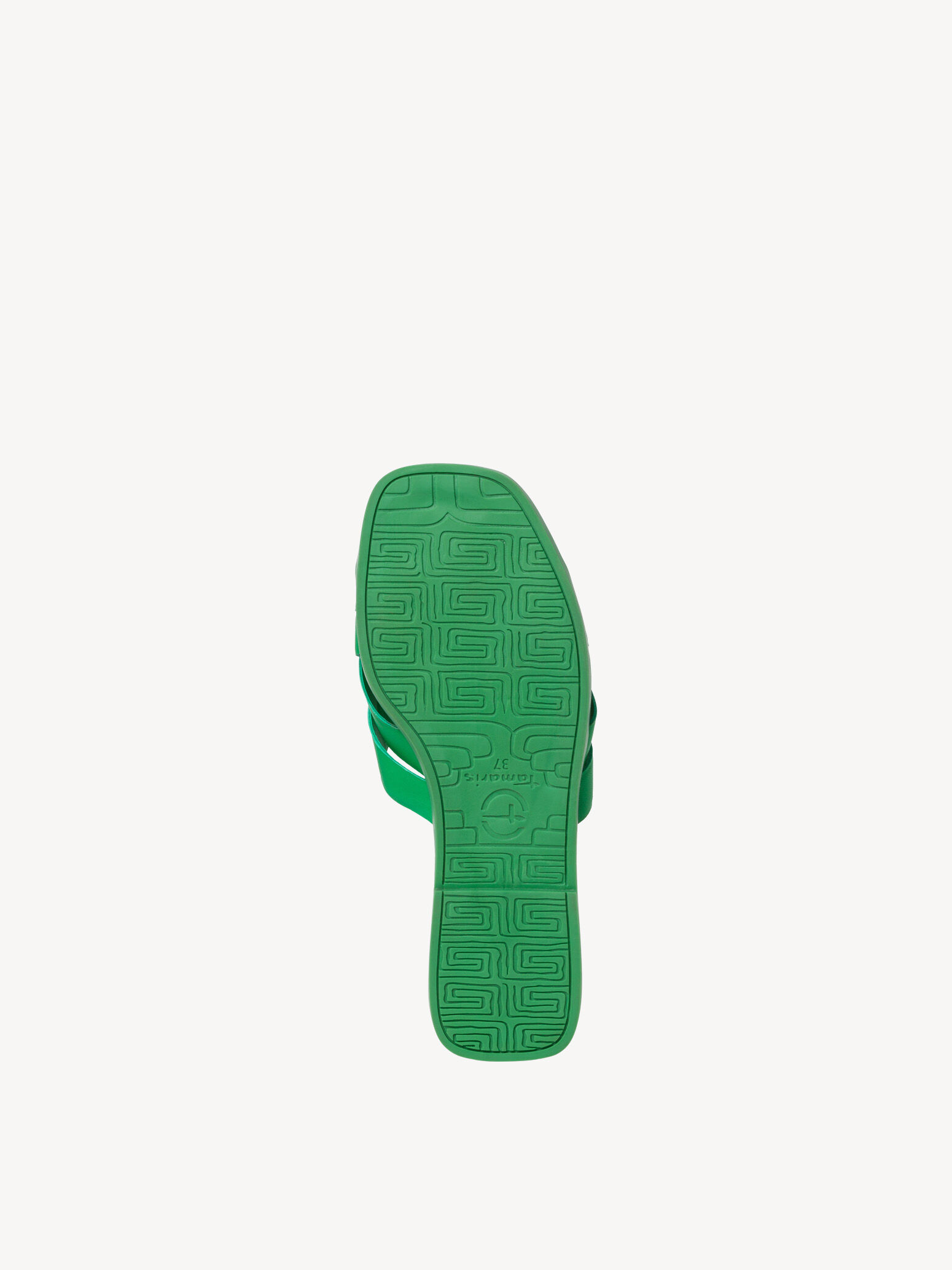 Mule en cuir - vert