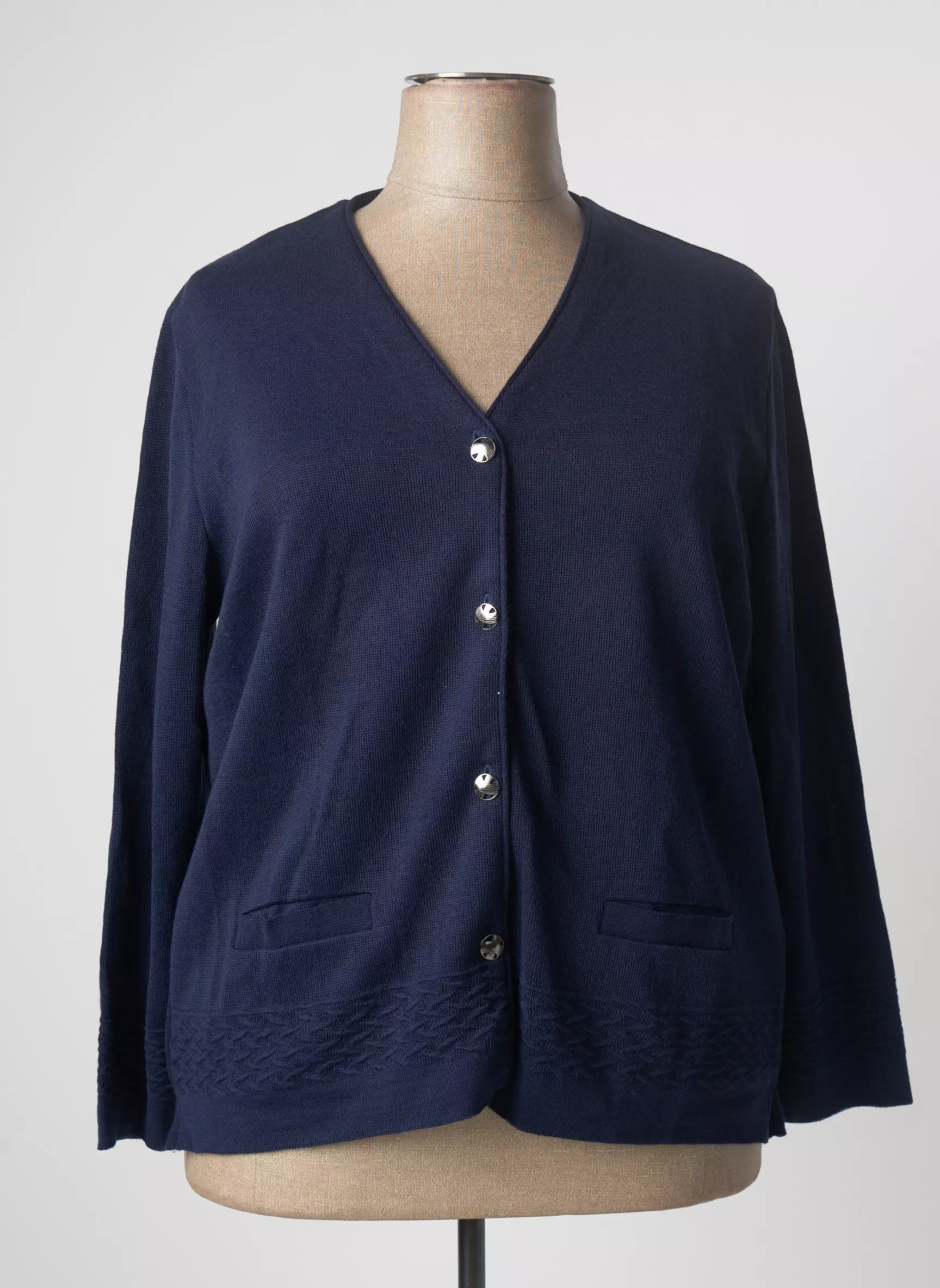 Eleane Cardigans Femme couleur bleu