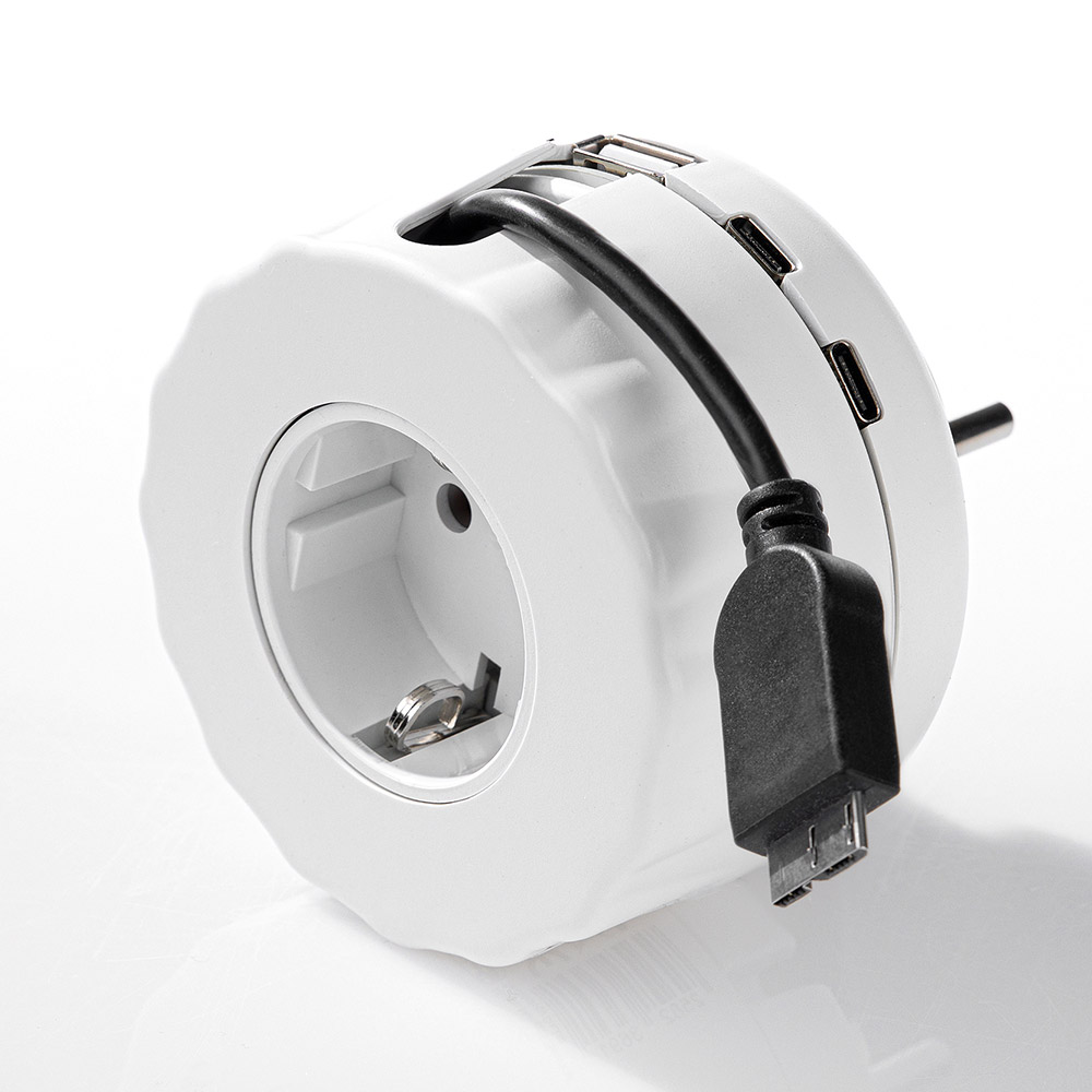 Powertec Electric 4-fach USB-Adapter