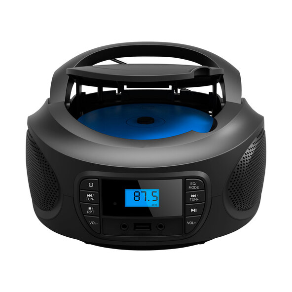 Tragbare CD Boombox CB-2, schwarz