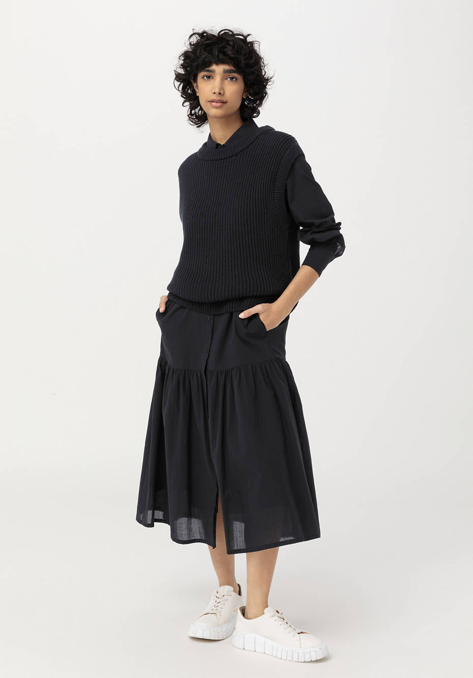 Midikleid aus reiner Bio-Baumwolle